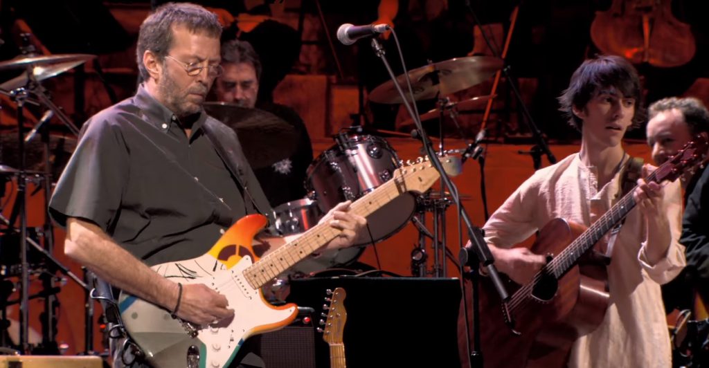 Eric Clapton Paul McCartney While My Guitar Gently Weeps
