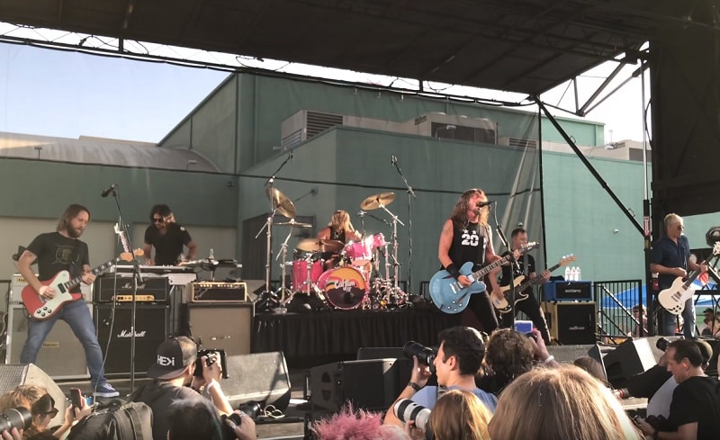 Foo Fighters PopUp-Show in Los Angeles