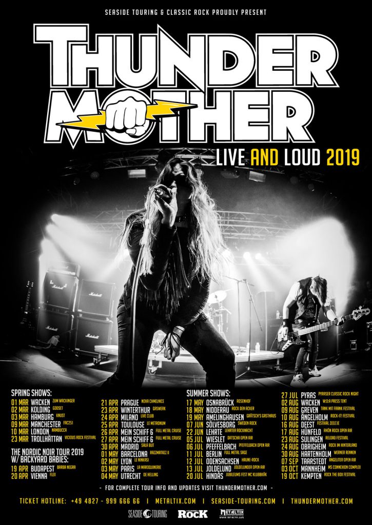 Thundermother - Live and Loud 2019 Tour