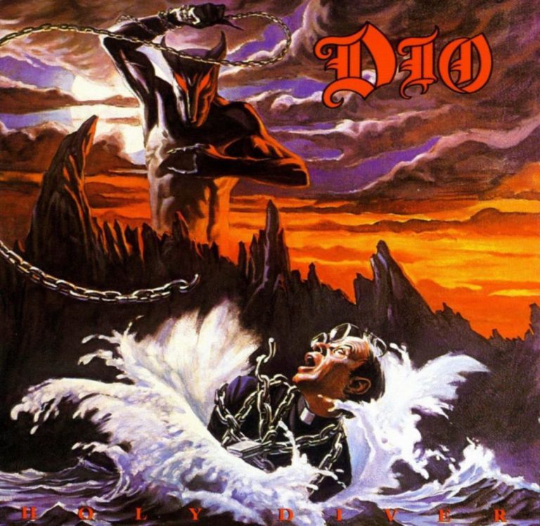 Skurrile Albumcover: HOLY DIVER von Dio