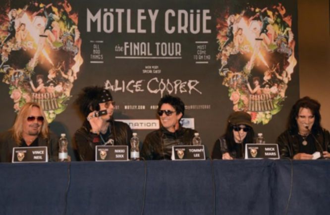 Mötley Crüe Pressekonferenz 2015