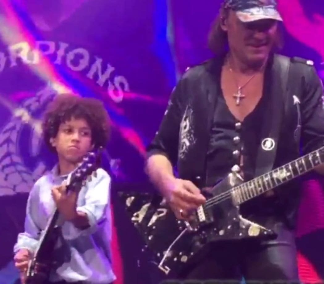 Scorpions: 12 Jahre junges Wunderkind spielt mit den Superstars