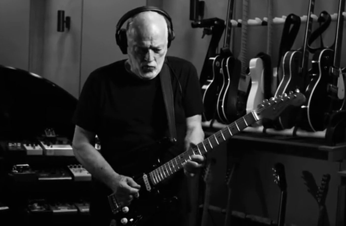 David Gilmour faces of stone video shot 2015
