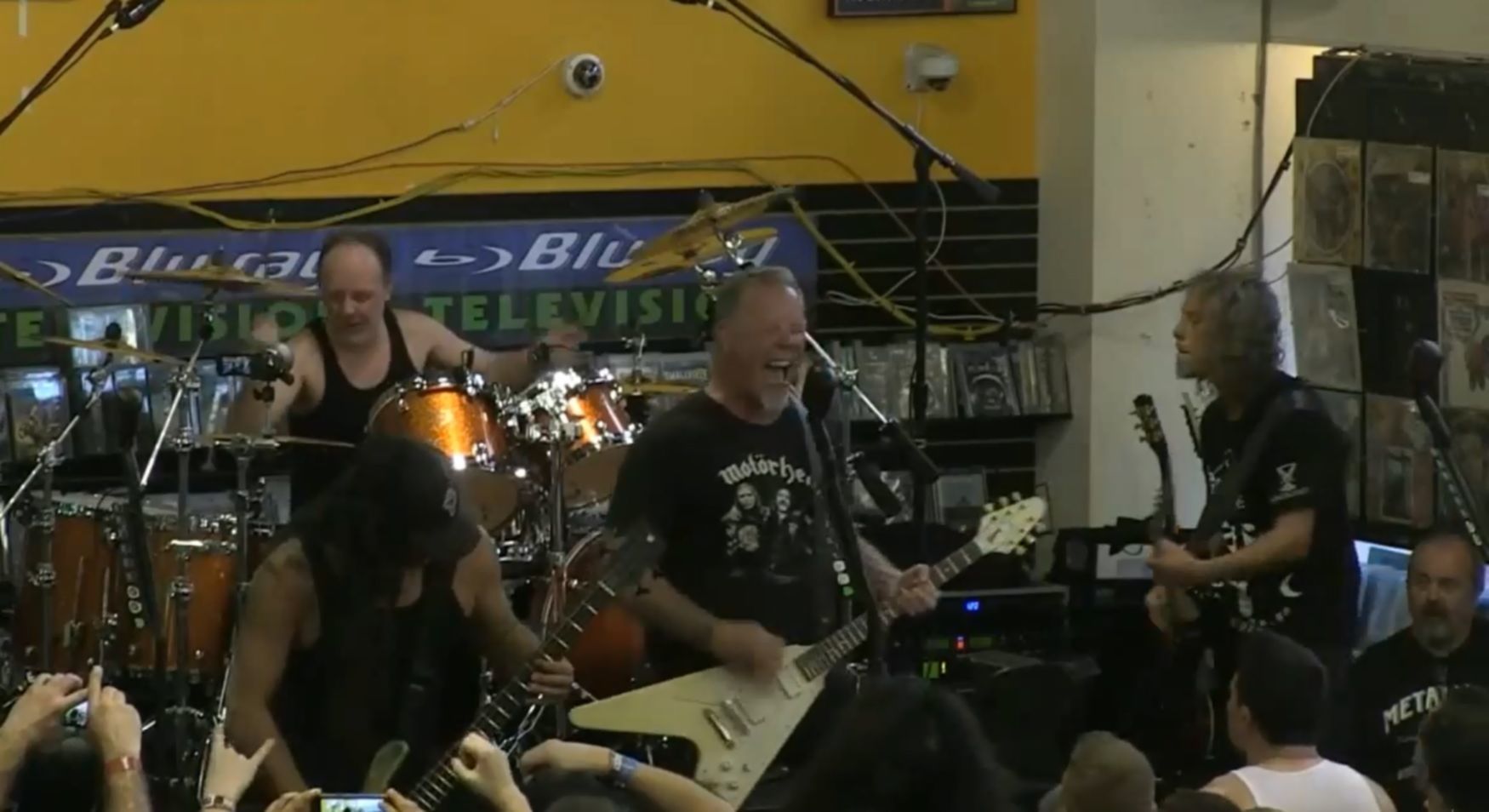Metallica Seht den Auftritt am Record Store Day