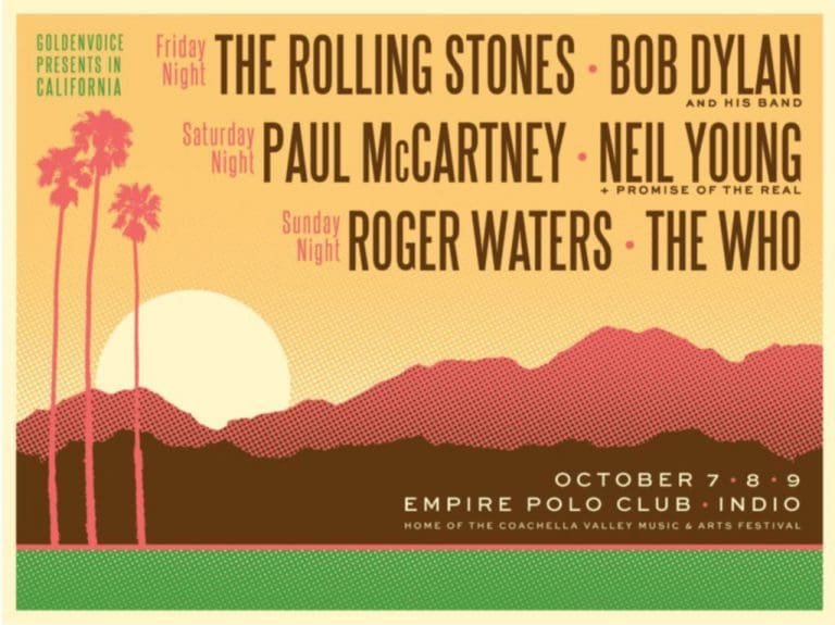 Desert Trip: Megafestival im Oktober offiziell bestätigt