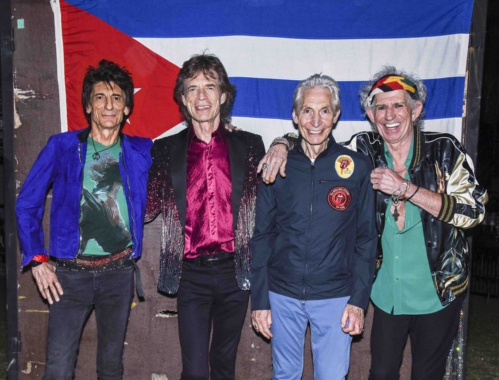 HAVANA, CUBA - MARCH 25: The Rolling Stones backstage before their concert at Ciudad Deportiva on March 25, 2016 in Havana, Cuba. Pic. Credit: Dave J Hogan