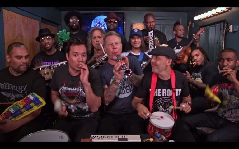 Metallica: Seht hier ihren humorvollen Auftritt bei Jimmy Fallon