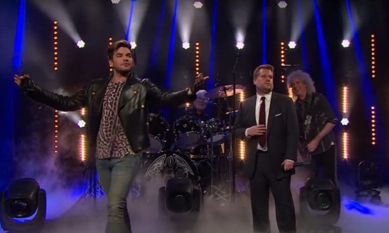 Queen: Adam Lambert und James Corden battlen sich um Platz am Mikro