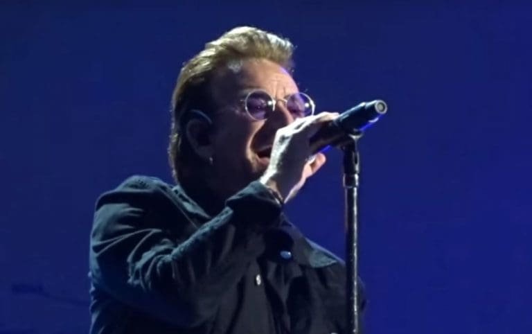 U2: Bono trifft Merkel