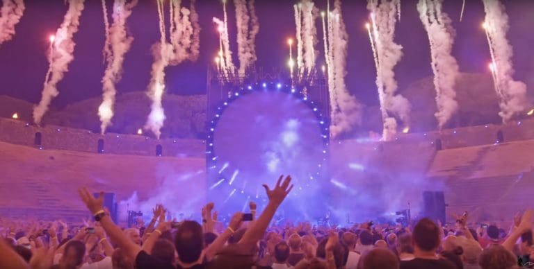 David Gilmour: Spektakulärer Trailer zu Kino-Event „Live At Pompeii“