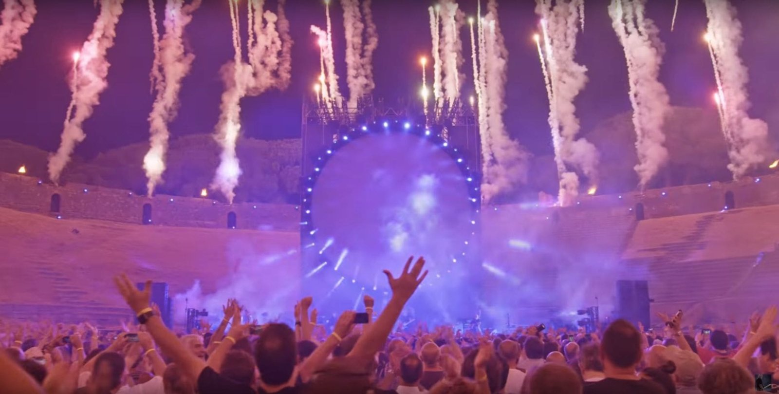 David Gilmour Spektakulärer Trailer zu KinoEvent „Live At Pompeii“