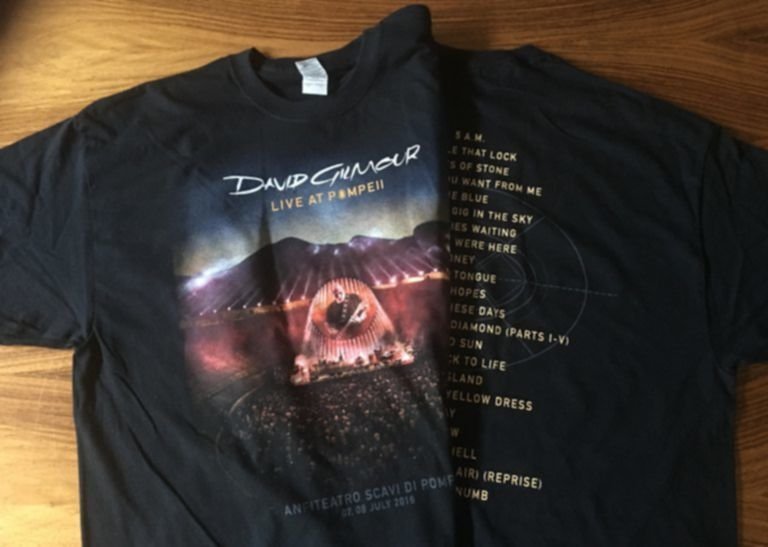 Gewinnspiel: Shirts zu David Gilmours „Live At Pompeii“ sichern!