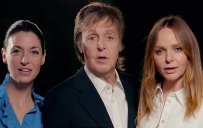 Paul McCartney ruft in der Kampagne "One Day A Week" zusammen mit seinen Töchtern zu reduziertem Fleischkonsum auf.