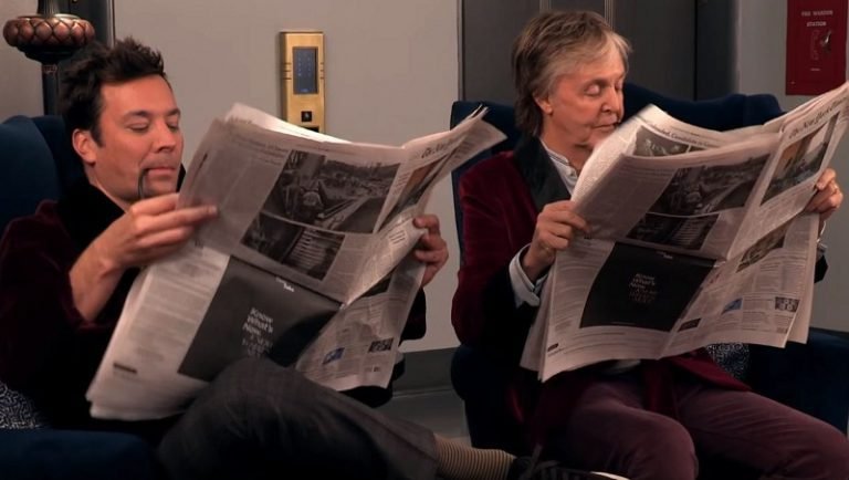Paul McCartney: Witziger Aufzug-Streich mit Jimmy Fallon
