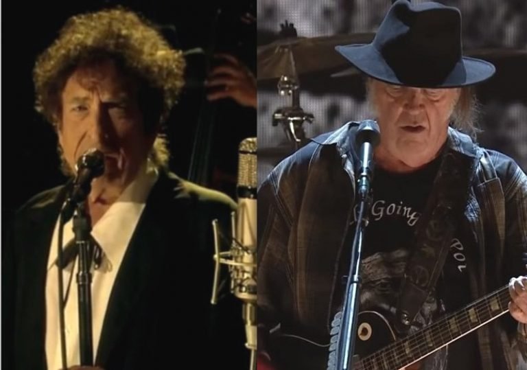 Bob Dylan und Neil Young: Erster gemeinsamer Auftritt seit 25 Jahren