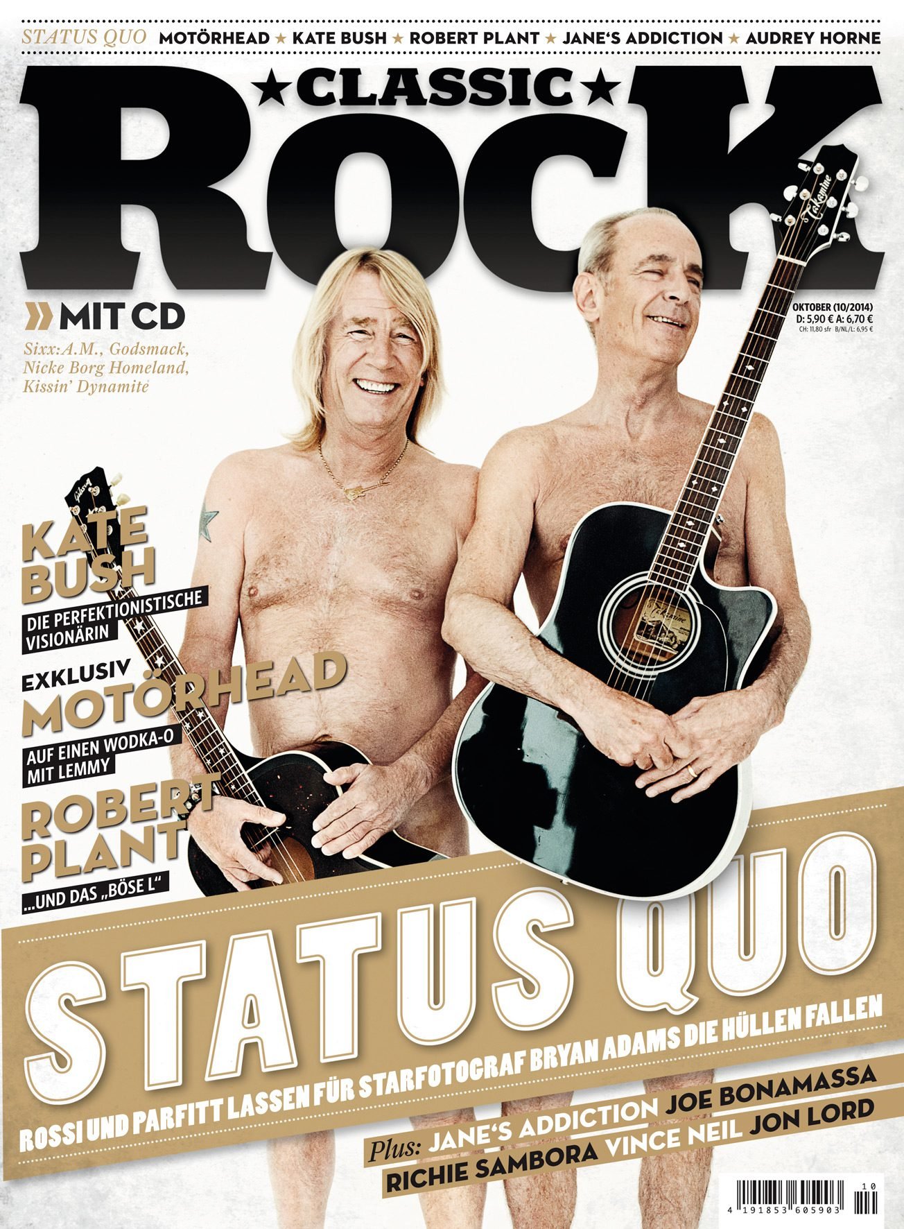 Classic Rock Nr. 34 - Status Quo - Ausgabe 10/2014 (Oktober 2014) - inkl. CD