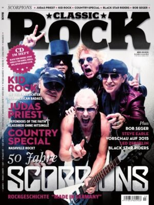 Classic Rock Nr. 38 - Scorpions - Ausgabe 03/2015 (März 2015) - inkl. CD