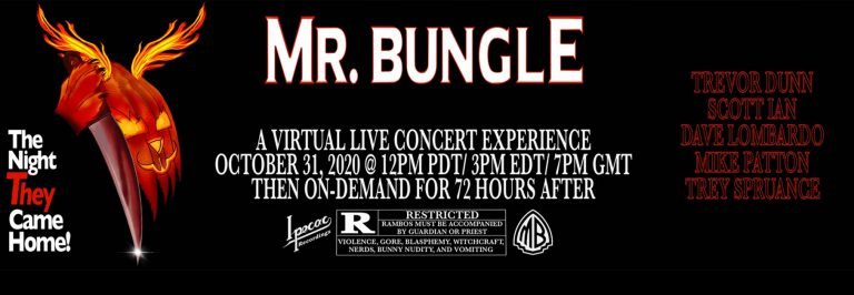 Mr. Bungle: Livestream zu Halloween