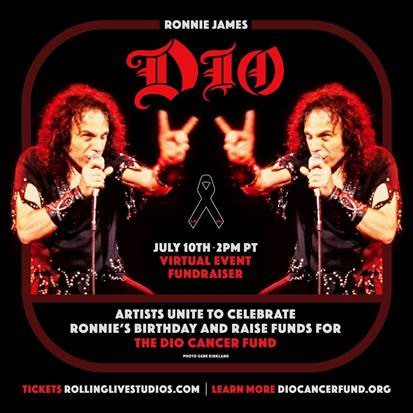 Ronnie James Dio: Fundraiser zum Geburtstag