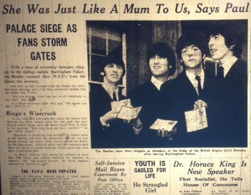 Meilensteine: The Beatles werden von der Queen geehrt