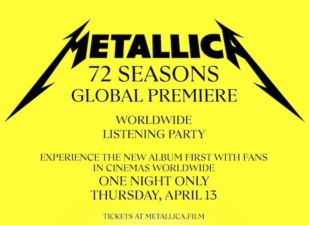 Metallica: Weltweite Kinopremiere von 72 SEASONS