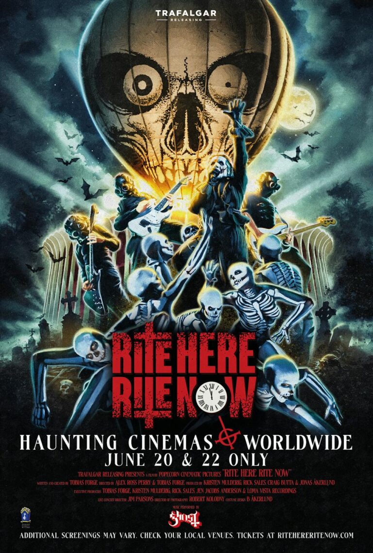 Ghost: Konzertfilm „Rite Here Rite Now“ kommt in die Kinos