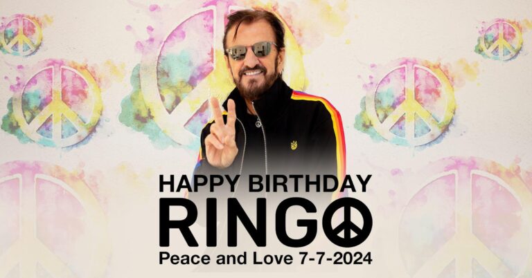 Ringo Starr: Geburtstagsfeier unter dem Motto „Peace & Love“